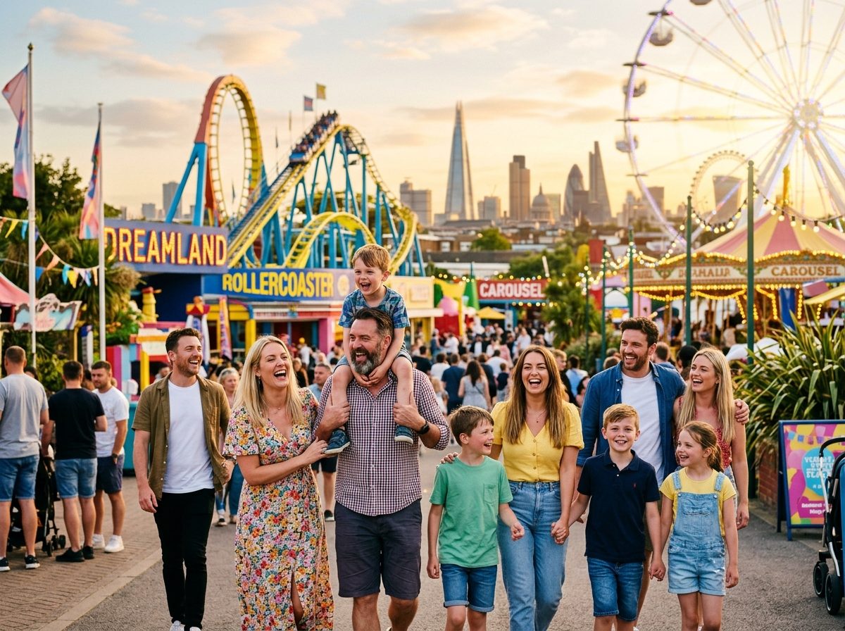The westmbabbye team enjoying a London theme park